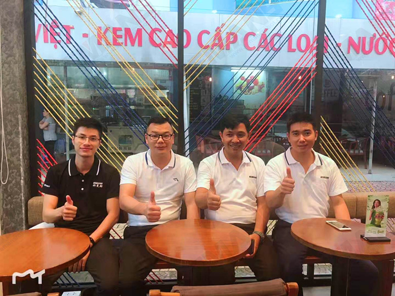 Sales Team Visit Vietnam Customer